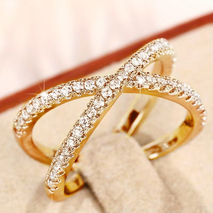 Interlocking Cross Ring made of Zirconia