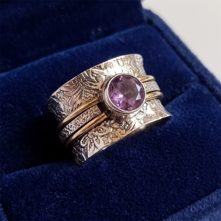 Bohemian Crystal Meditation Ring
