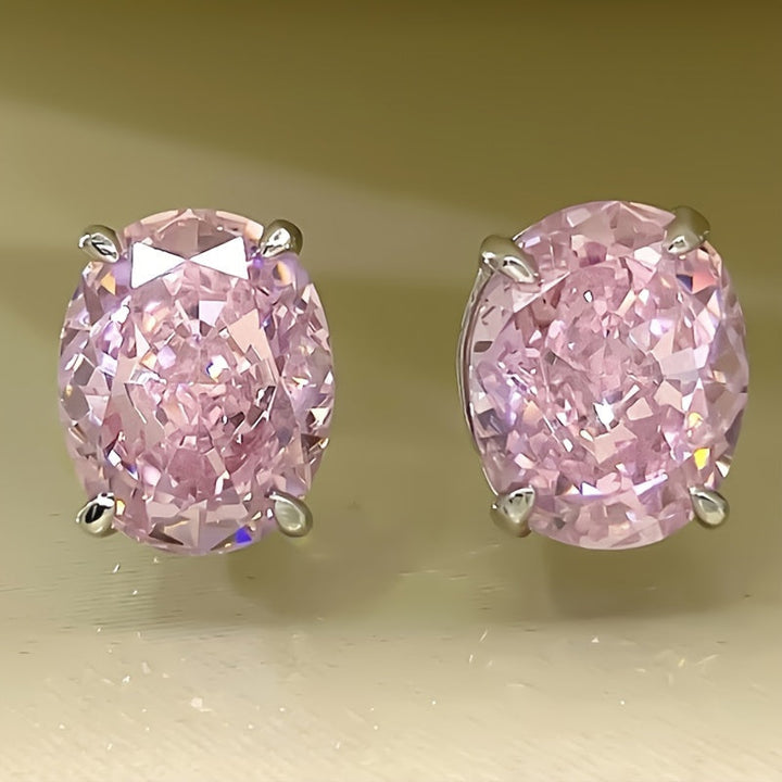 Eternal White Gold Earrings with Zirconia