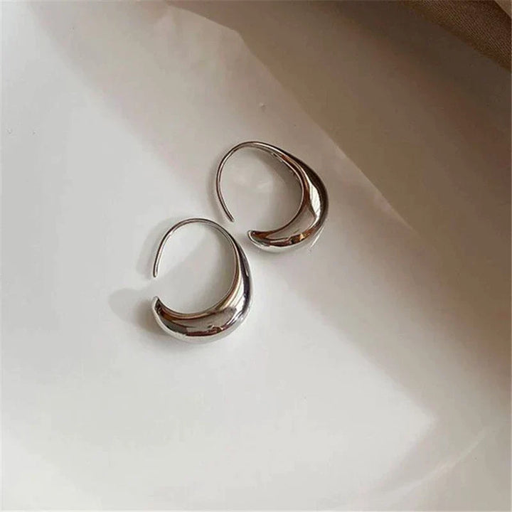 Luxury earrings in gold and silver